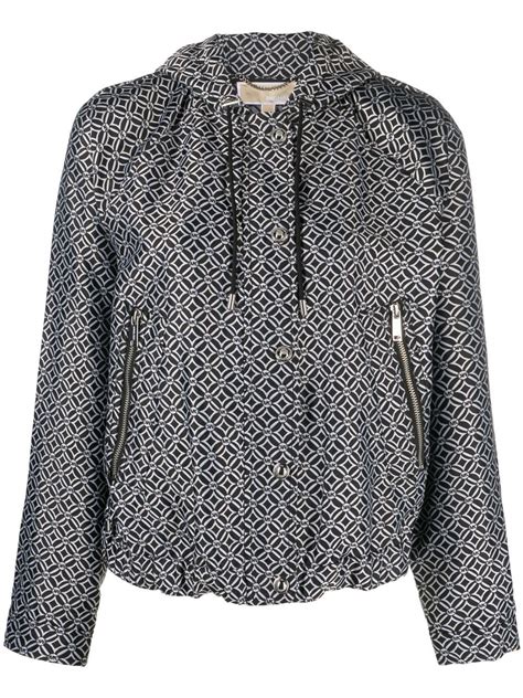 michael kors joyce printed cargo jacket mens|Michael Kors jacket.